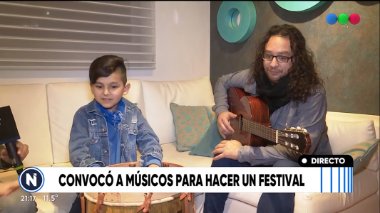Niño solidario: convoca a un festival para juntar juguetes