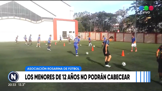 Eliminan los cabezazos en torneos infantiles de la Rosarina