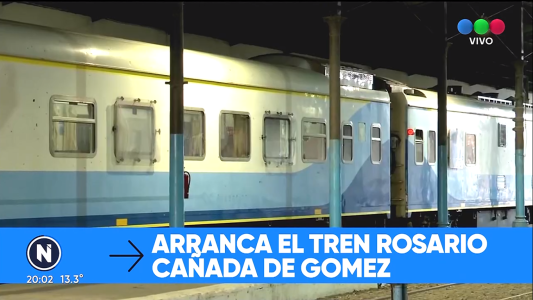 Con la presencia del Presidente Fernández, mañana vuelve el tren Rosario - Cañada de Gómez