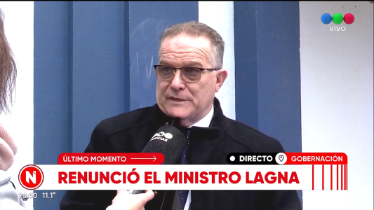 Jorge Lagna dejó de ser ministro de Seguridad: será reemplazado por Rubén Rimoldi
