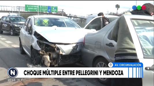 Choques múltiples en Circunvalación