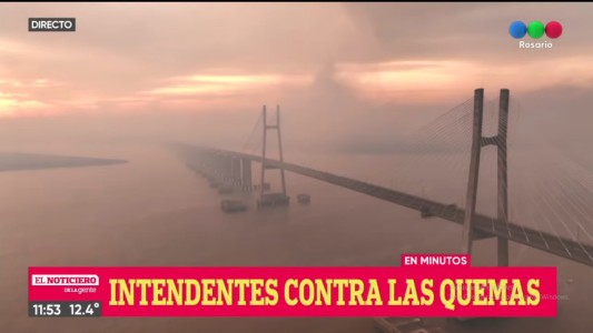 Intendentes y presidentes comunales solicitan en conjunto acciones contra las quemas en el humedal
