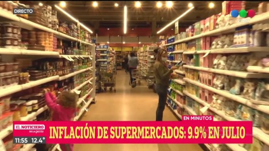 La inflación de los supermercados alcanzó en julio el 10 por ciento