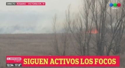 Continúan los focos activos por las quemas en las islas