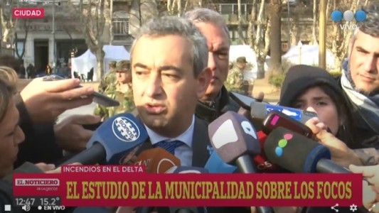 Javkin sobre las quemas en las islas: "Hay un foco que tuvo 15 incidentes en 28 meses"