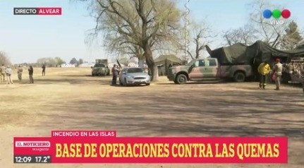 Incendios: más de 70 brigadistas trabajan en el Delta del Paraná