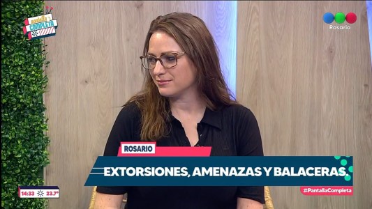 La fiscal Haurigot habló sobre extorsiones, amenazas y balacera en Rosario