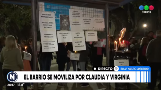 A un mes de la balacera: el apoyo a Virginia y el reclamo de los vecinos