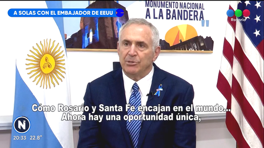 Marc Stanley: “Ustedes pueden exportar desde este gran puerto en Rosario y realmente alimentar al mundo”