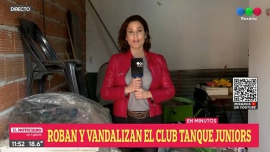 Robaron al club Tanque Junior en La Tablada