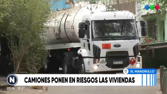 Circulación de tránsito pesado preocupa a vecinos de El Mangrullo