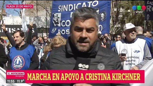 Movilizaciones en Rosario en repudio al atentado contra Cristina Fernández