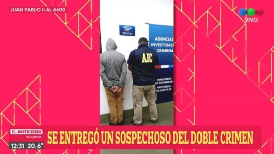 Se entregó uno de los involucrados en el doble homicidio
