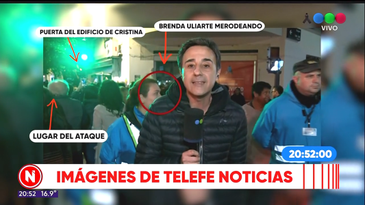 Video: así llegaban Sabag Montiel y su novia a la casa de Cristina Kirchner