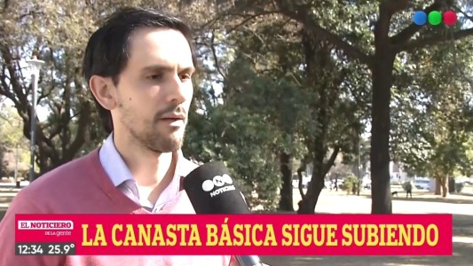 La canasta básica trepó por encima de 168 mil pesos