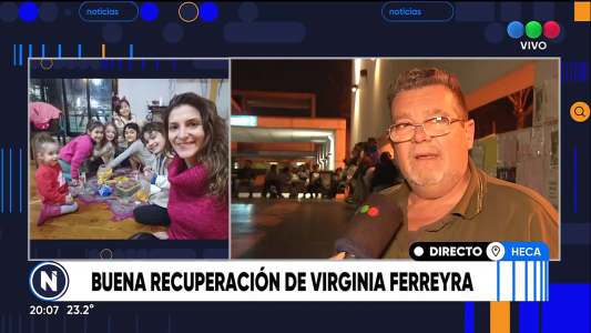 Milagrosa recuperación de Virginia Ferreyra: "Tiene unas ganas de salir adelante tremendas”