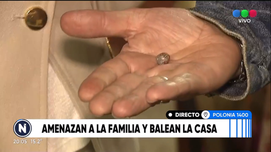 Amenazan a una familia y balean la casa: aseguran que es un error