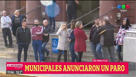 Municipales anunciaron dos días de paro