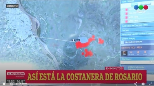 Nuevos focos de incendios ponen a Rosario en alerta