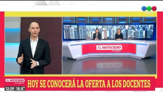 Esta tarde la provincia le hará una oferta salarial a los docentes
