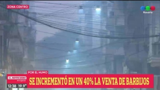 Aumentaron las ventas de barbijos por el humo