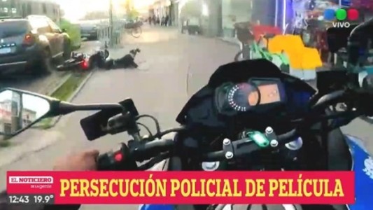 Video: impresionante persecución policial en zona oeste de Rosario