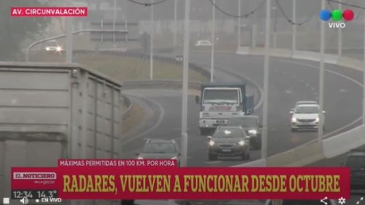 Vuelven los radares a Circunvalación con multas hasta 160 mil pesos