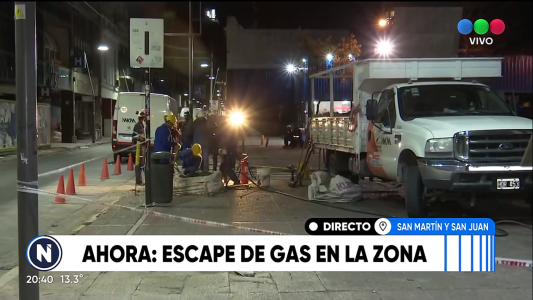 Hubo una fuga de gas en el C.C. Fontanarrosa