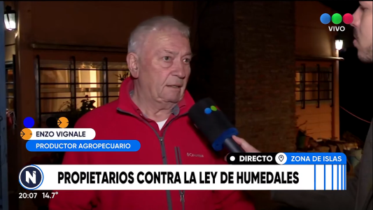 Propietarios contra la Ley de Humedales