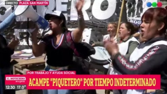 Acampe piquetero por tiempo indeterminado en Rosario