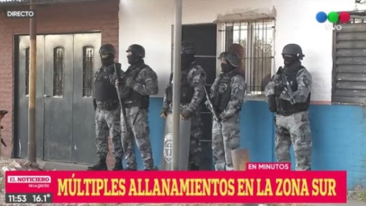 Golpe a Los Monos: más de 50 allanamientos al Clan Cantero