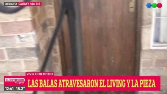 Feroz balacera a una casa de familia en Garay al 186 bis