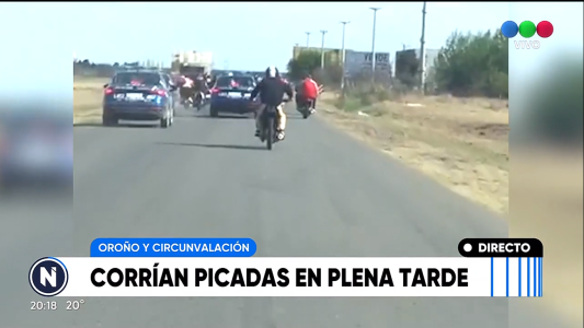 Picadas, persecución y derrapes en zona sur