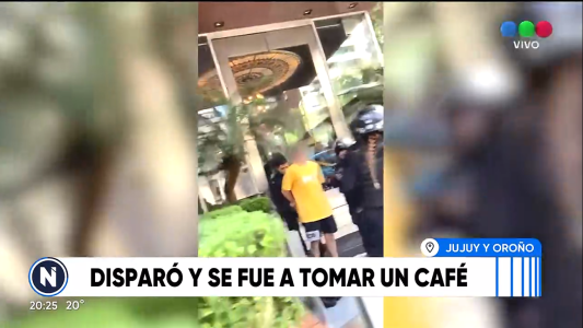 Disparó, intentó escapar y terminó detenido