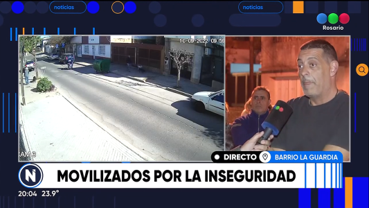 Hartos de la inseguridad, vecinos de barrio la Guardia se movilizaron