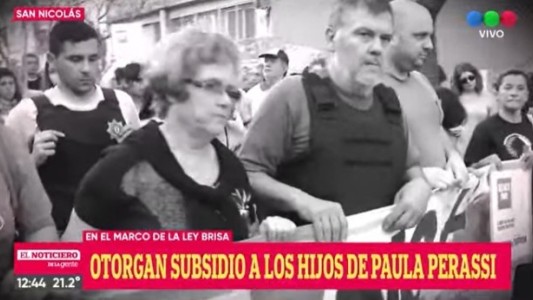 Los hijos de Paula Perassi accederán a beneficios económicos por la Ley Brisa