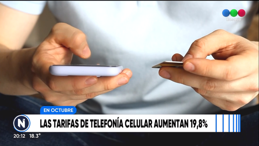Se vienen aumentos en telefonía fija, internet y celulares a partir de octubre