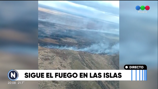 Sigue el fuego en las islas: se quemaron 170 mil hectáreas en 102 días