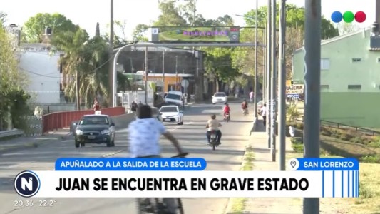 Apuñalaron a alumno de una escuela secundaria en violento asalto