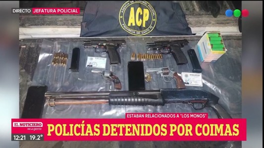 Detuvieron a dos policías por recibir coimas de temible banda narcocriminal