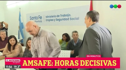 Amsafé Rosario vota si retoman los paros o aceptan la propuesta salarial