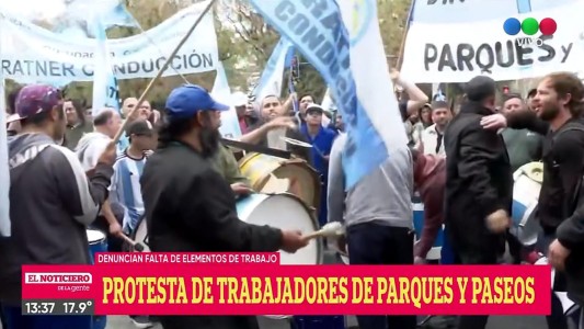Trabajadores de Parques y Paseos denuncian vaciamiento del área
