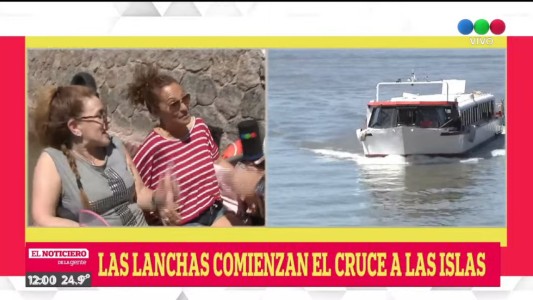 Comenzó la temporada de cruces al Banquito San Andrés