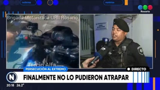 Video: robo de motos y espectacular persecución en zona sur