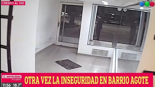 Otra vez la inseguridad en Barrio Agote
