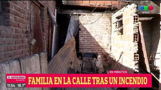 Una familia perdió todo en un incendio