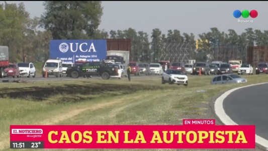 Caos de tránsito por piquetes sobre Circunvalación y autopista a Córdoba