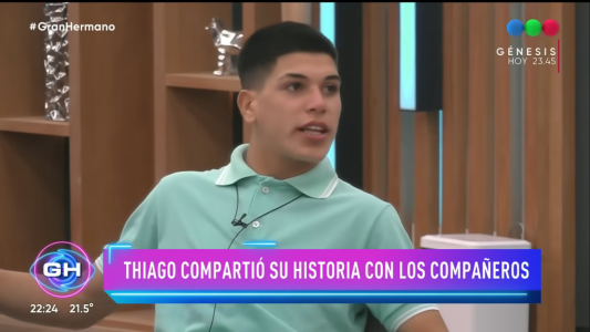 El primer llanto de Thiago en Gran Hermano: "Extraño una banda"