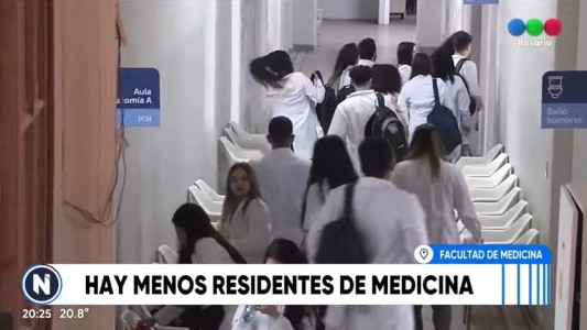 Preocupación por la poca cantidad de residentes en la carrera de medicina