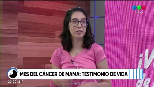 Cáncer de mama en primera persona: la historia de Marianela Melo